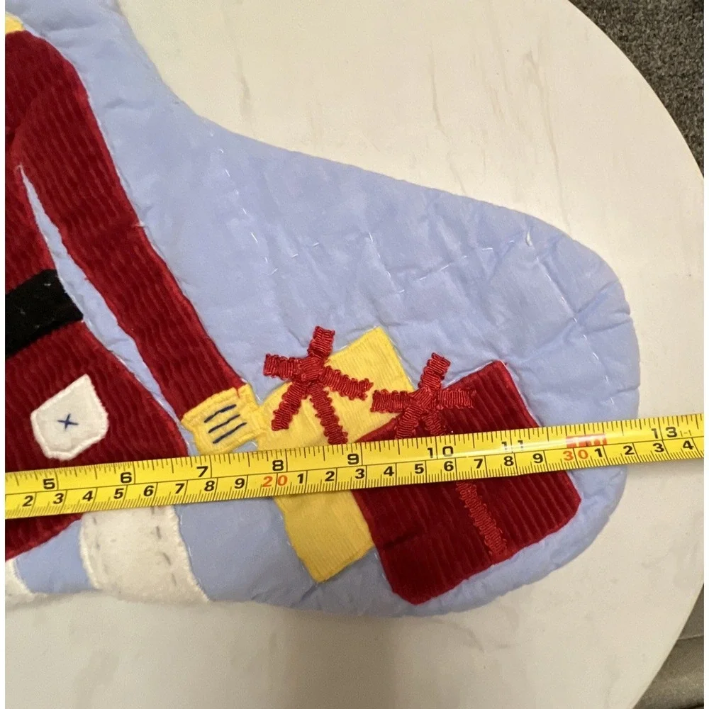 Pottery Barn Kids Nutcracker Christmas Stocking Quilted Appliqué Holiday PBK